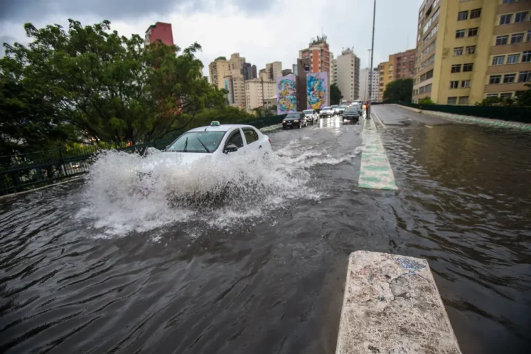 Enchente em São Paulo Foto:  Tiago Queiroz/ Estadão Conteúdo